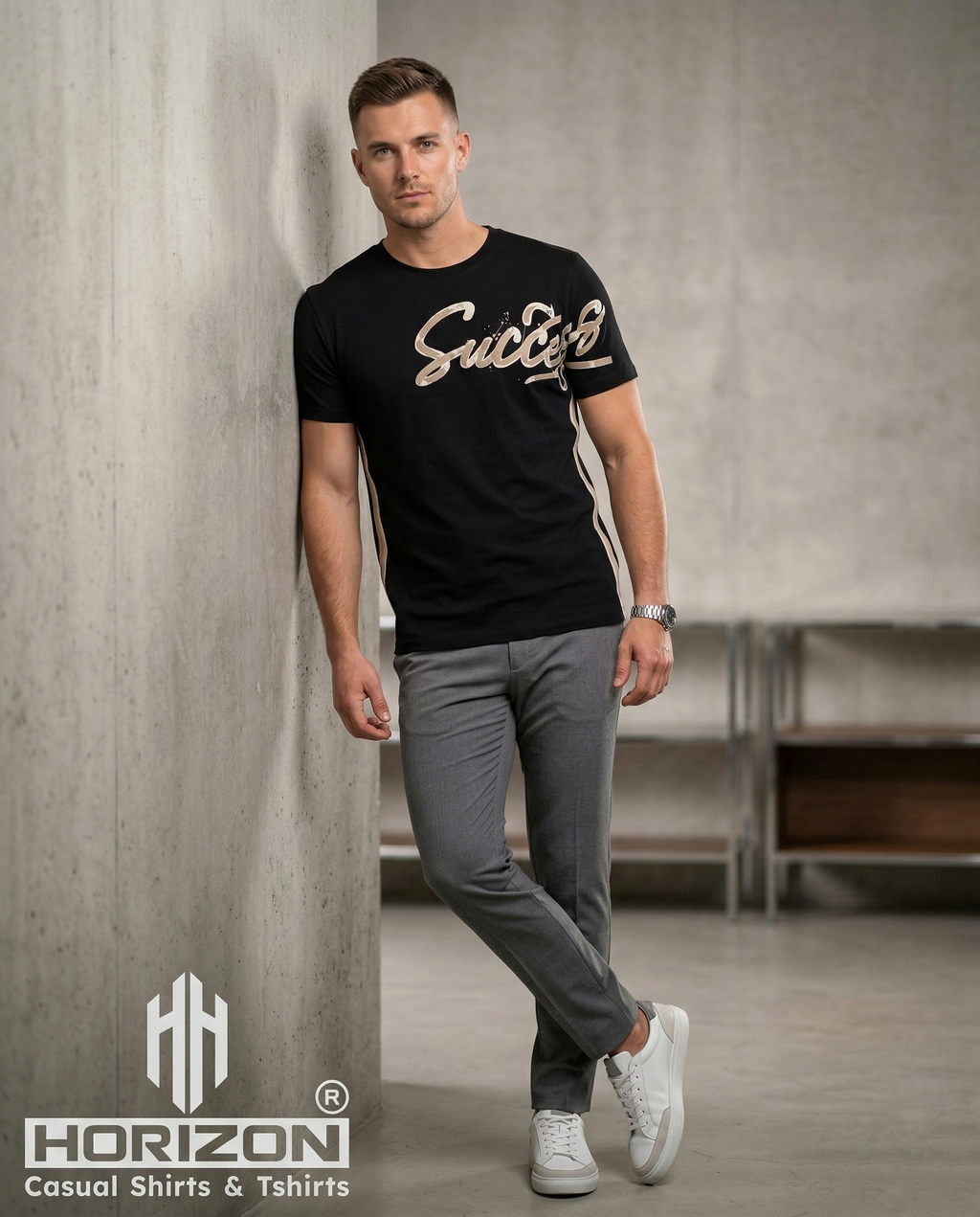 Bold Script Graphic T-Shirt