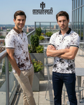 Floral Print Polo Shirt