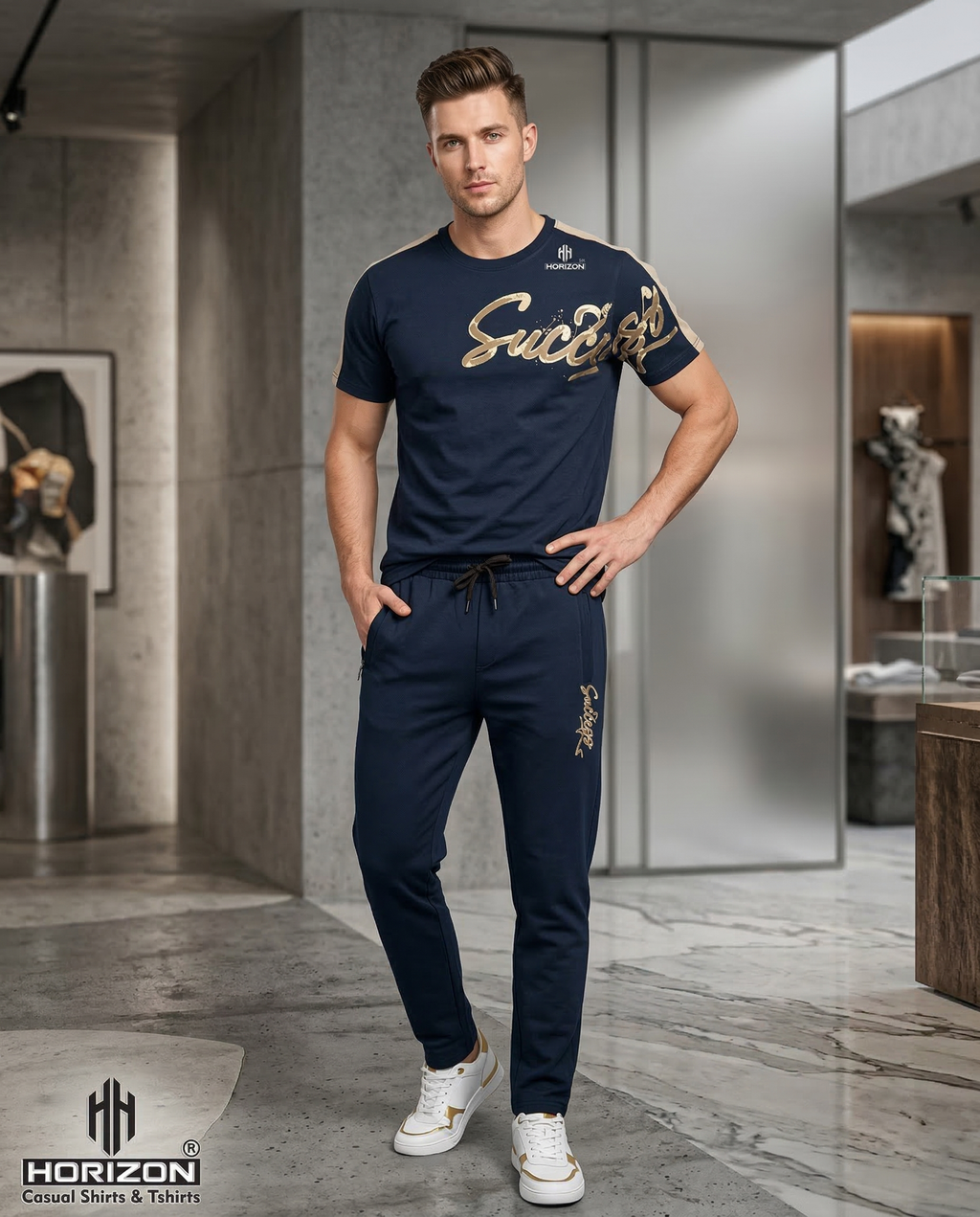 Graphic Script Co-Ord Set