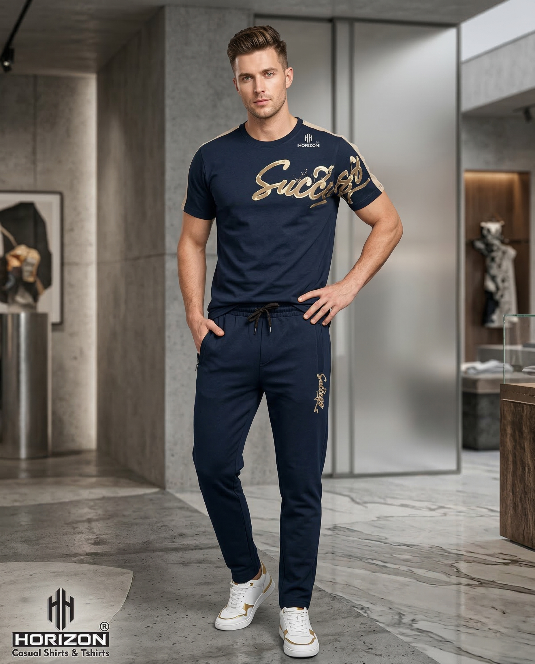 Graphic Script Co-Ord Set