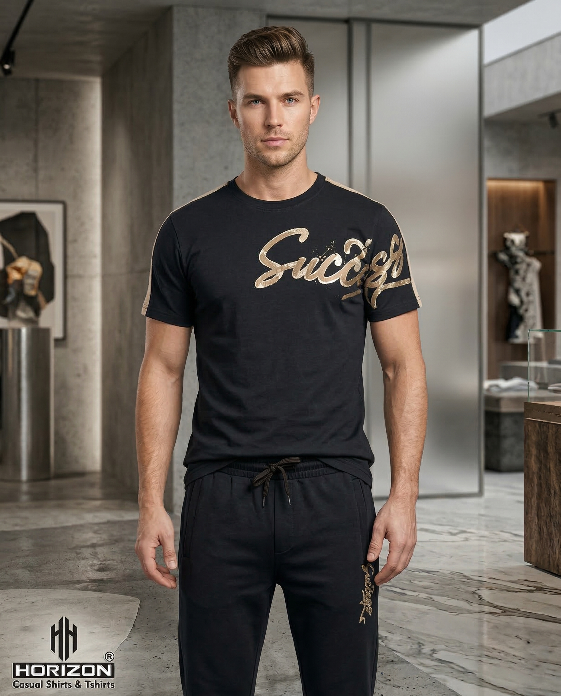 Graphic Script Co-Ord Set