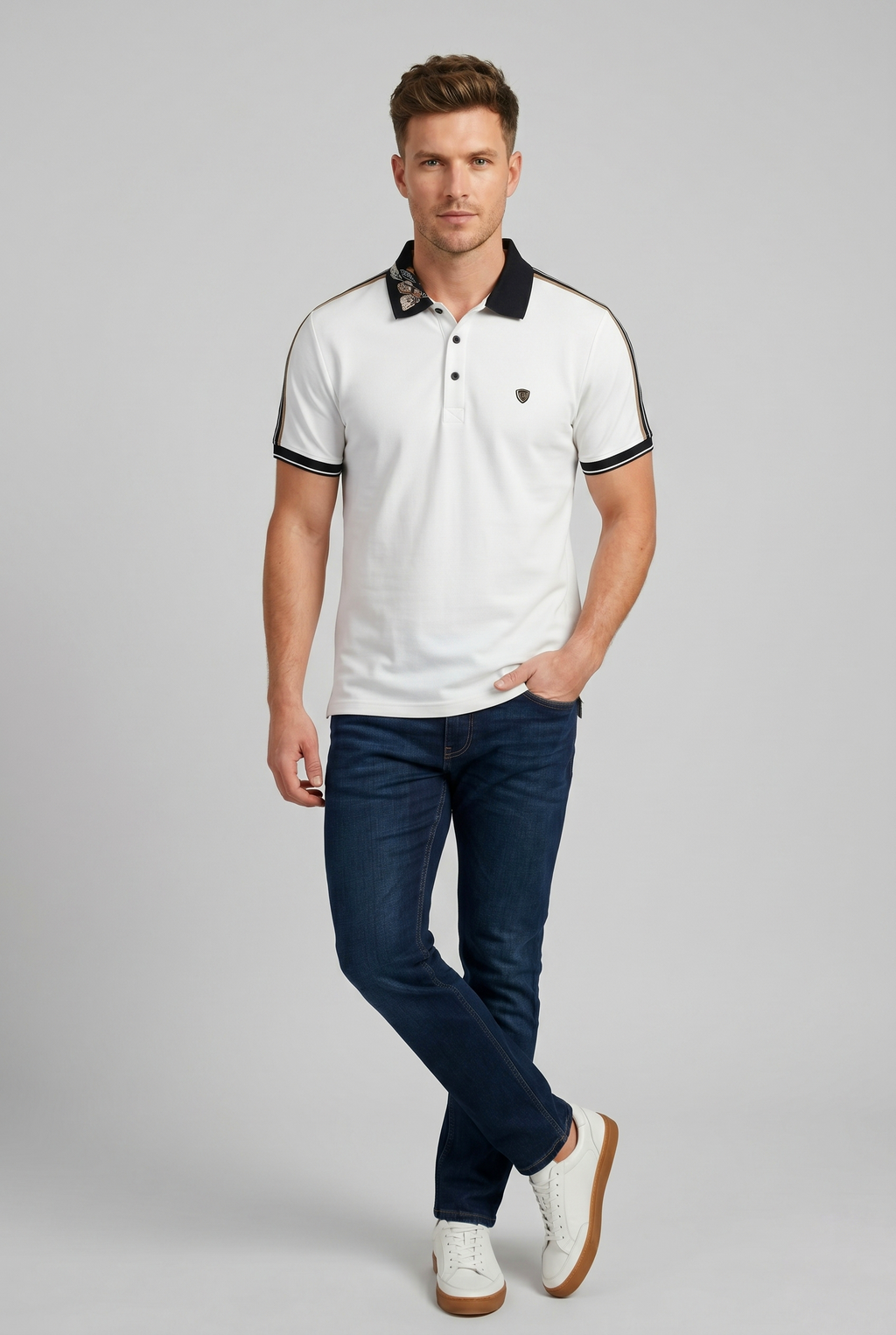 Classic White Polo