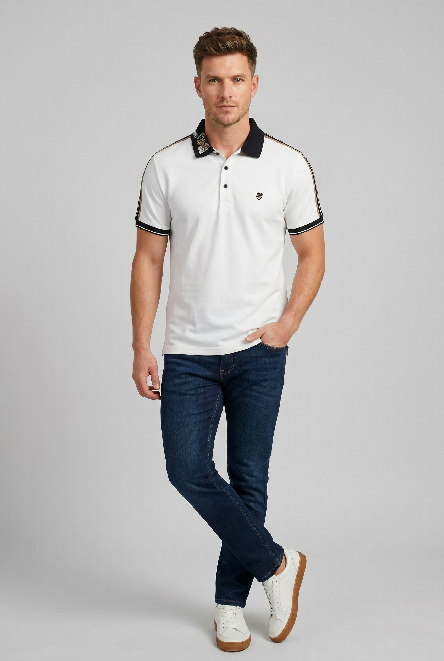 Classic White Polo