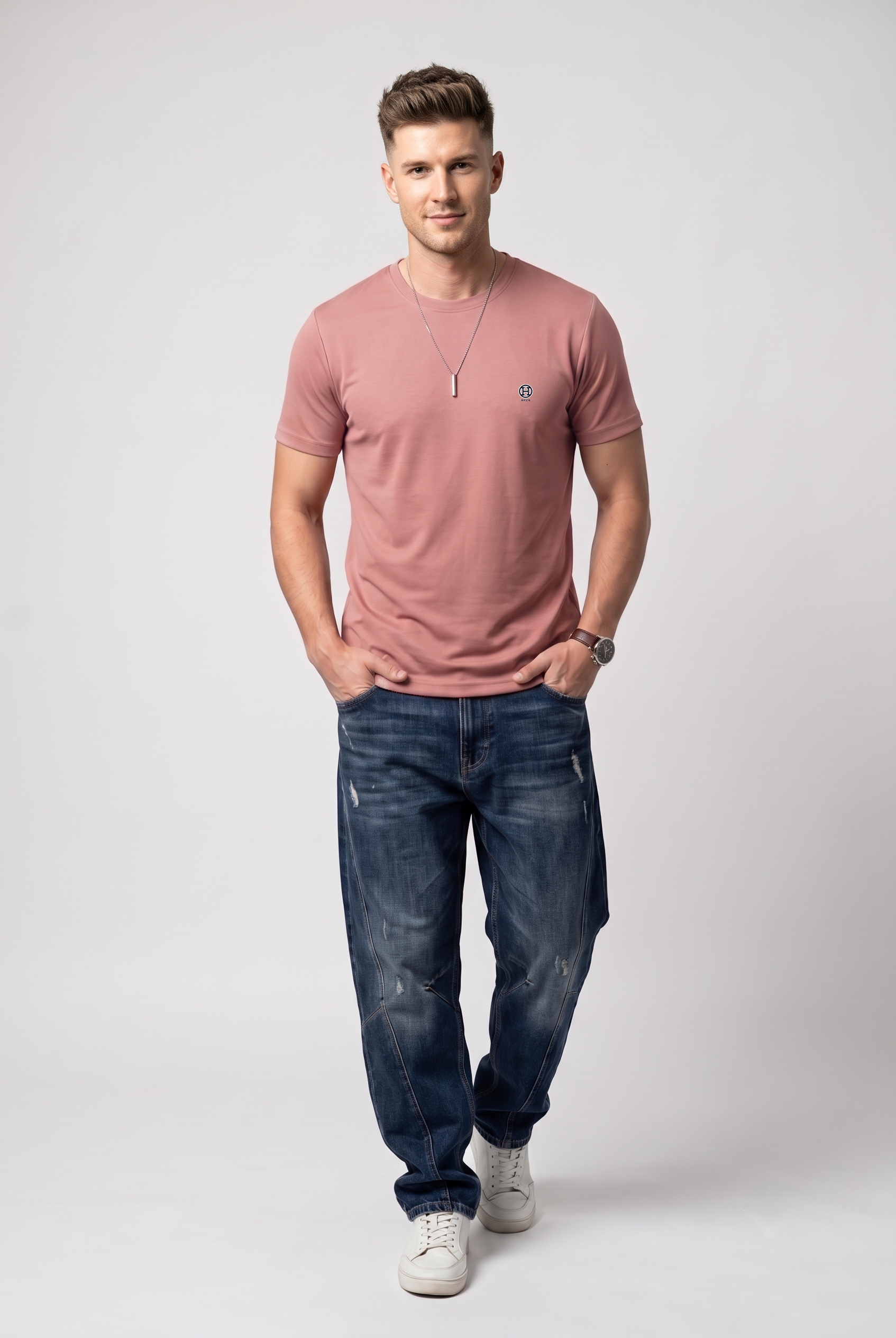 Dusty Rose Crew tshirt