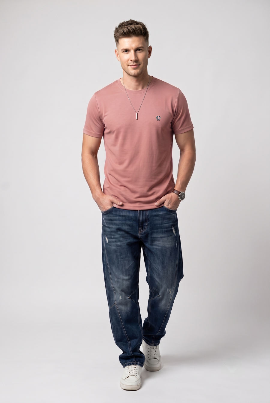 Dusty Rose Crew tshirt