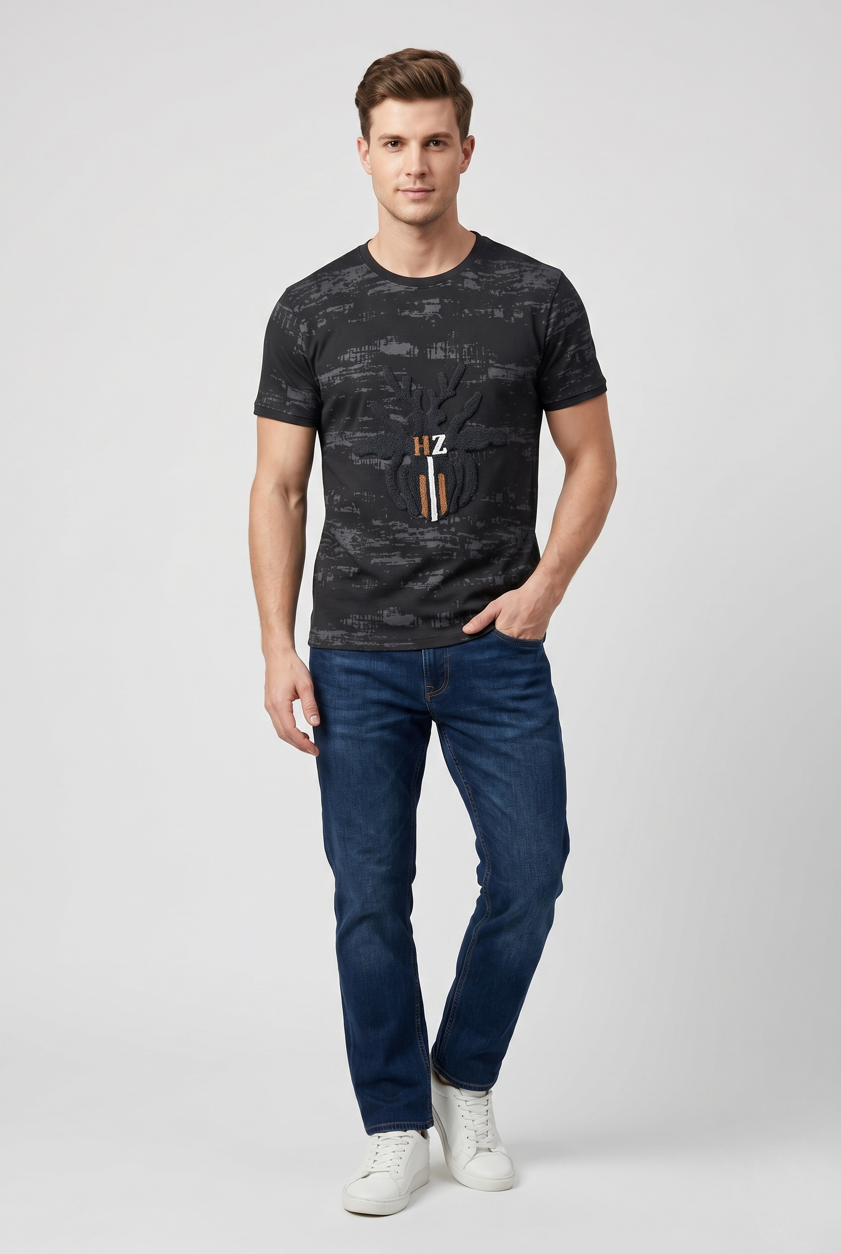 Black Graphic T-Shirt