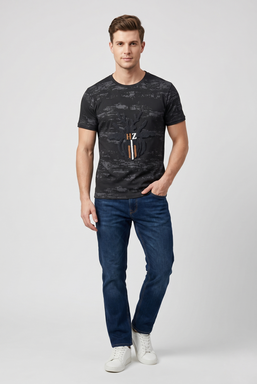 Black Graphic T-Shirt