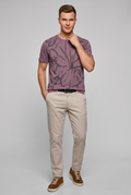Mauve Floral T shirt