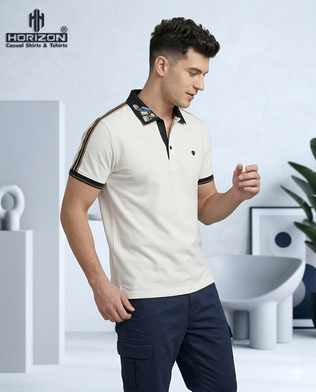 Classic Solid Polo T-Shirt