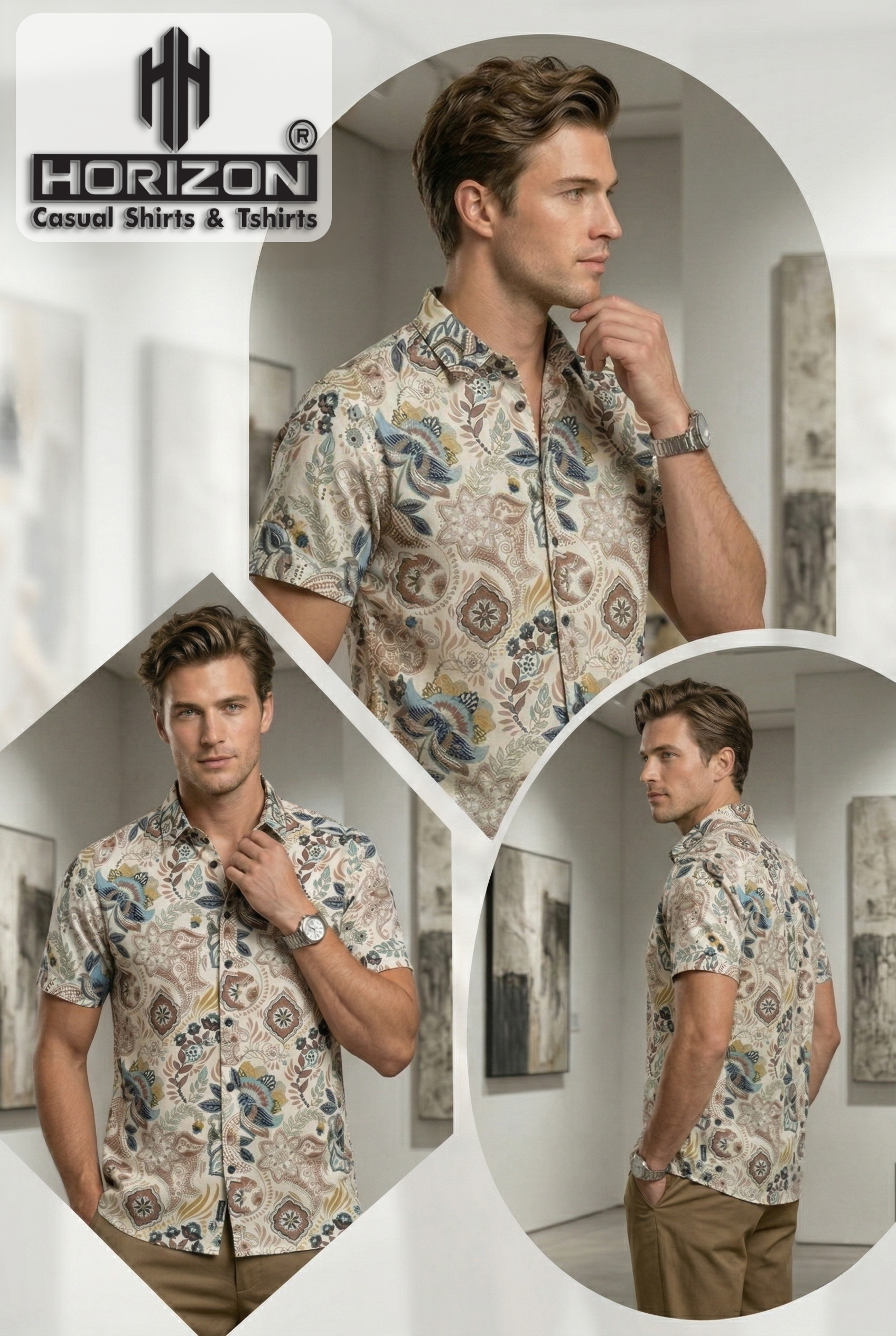 Paisley Floral Print Casual Shirt