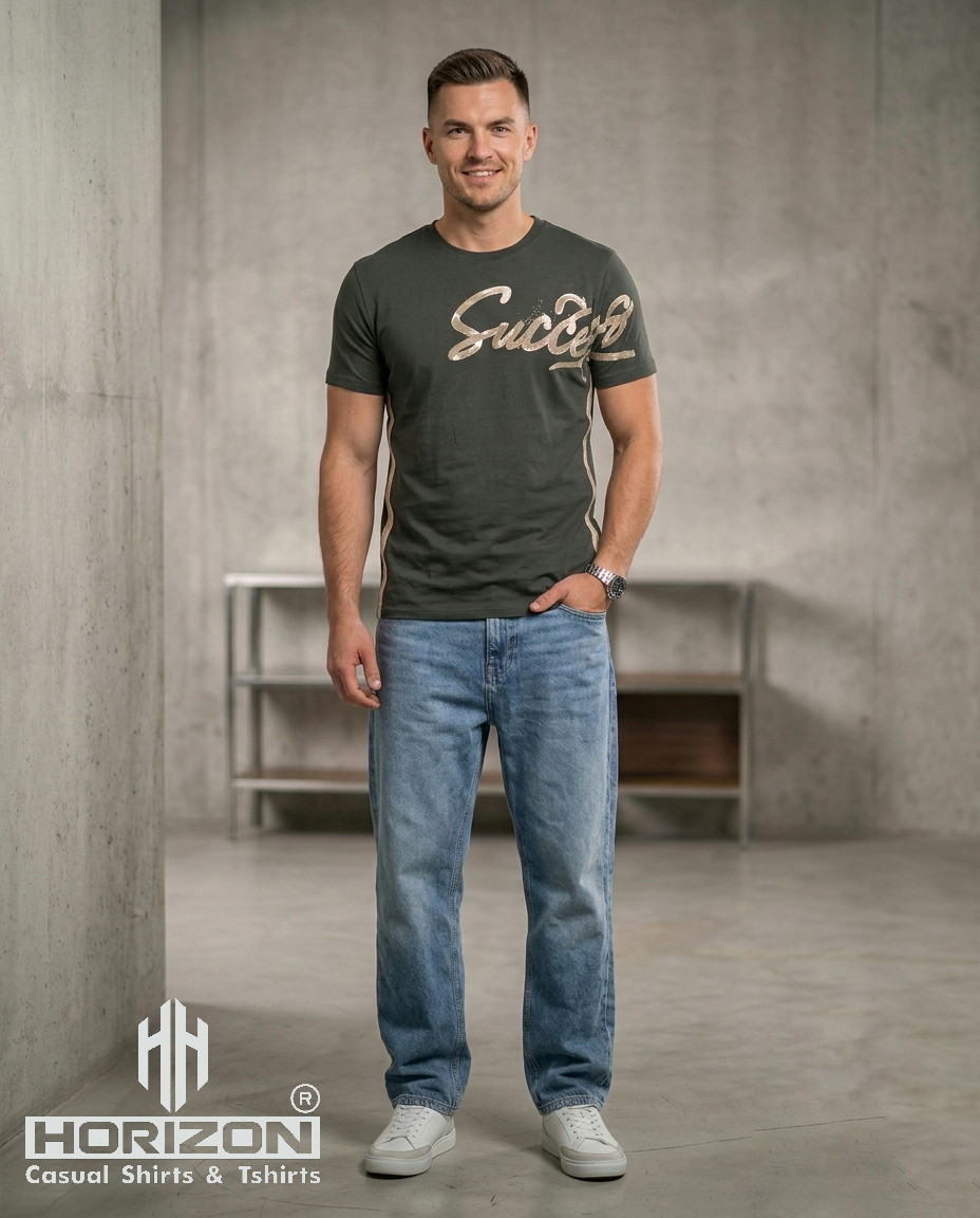 Bold Script Graphic T-Shirt
