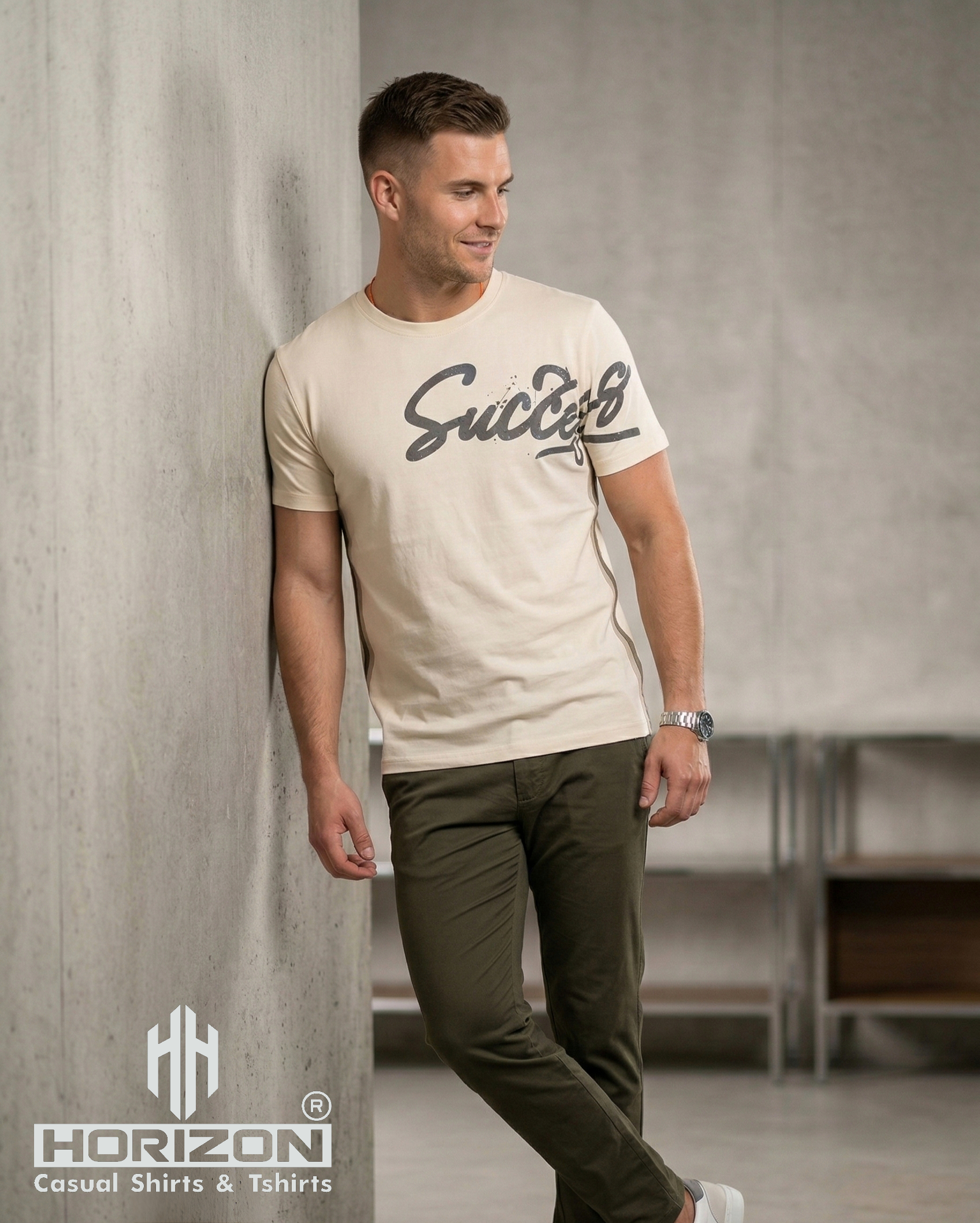Bold Script Graphic T-Shirt