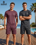 Blue Performance Knit Shorts
