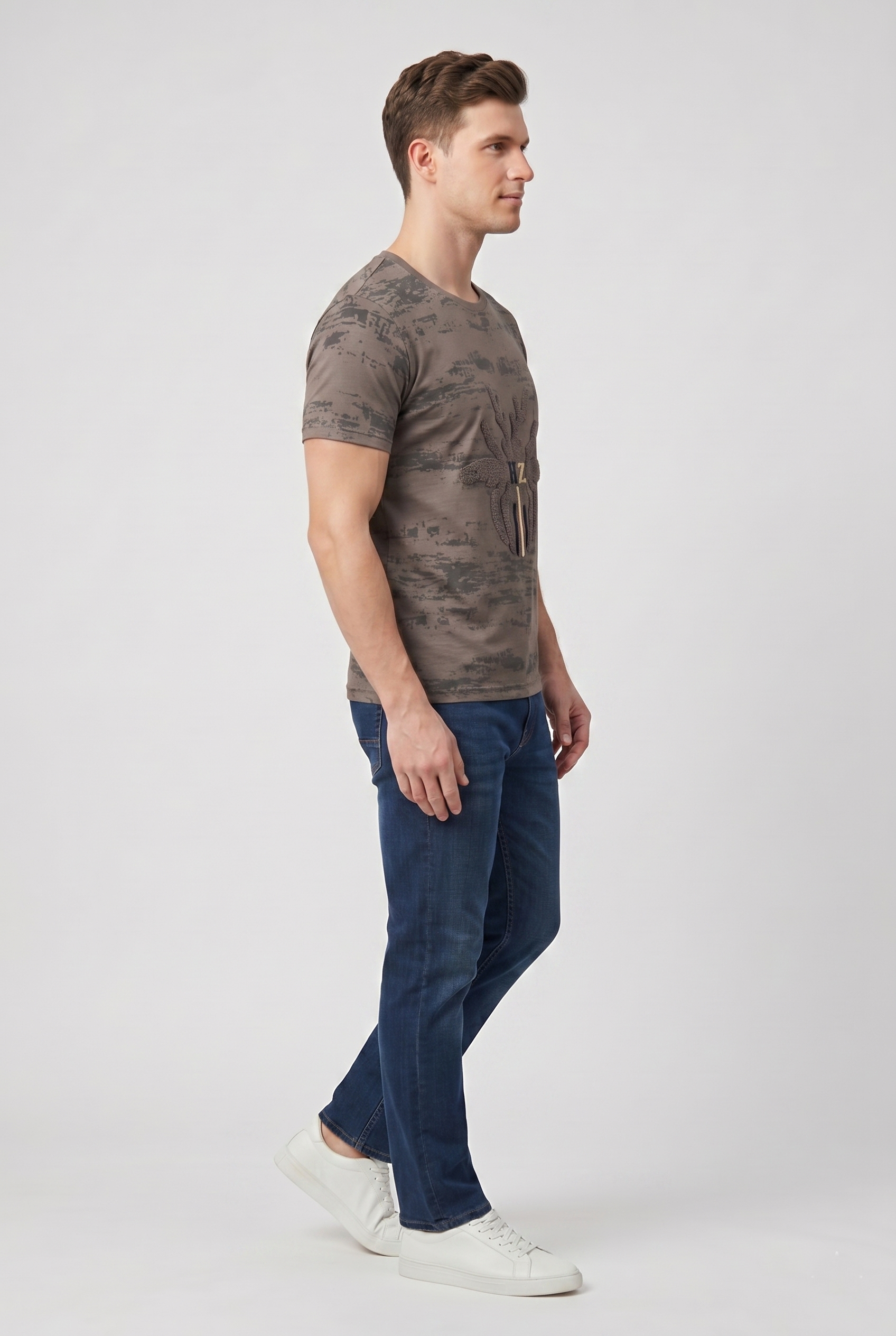 Grey Graphic T-Shirt