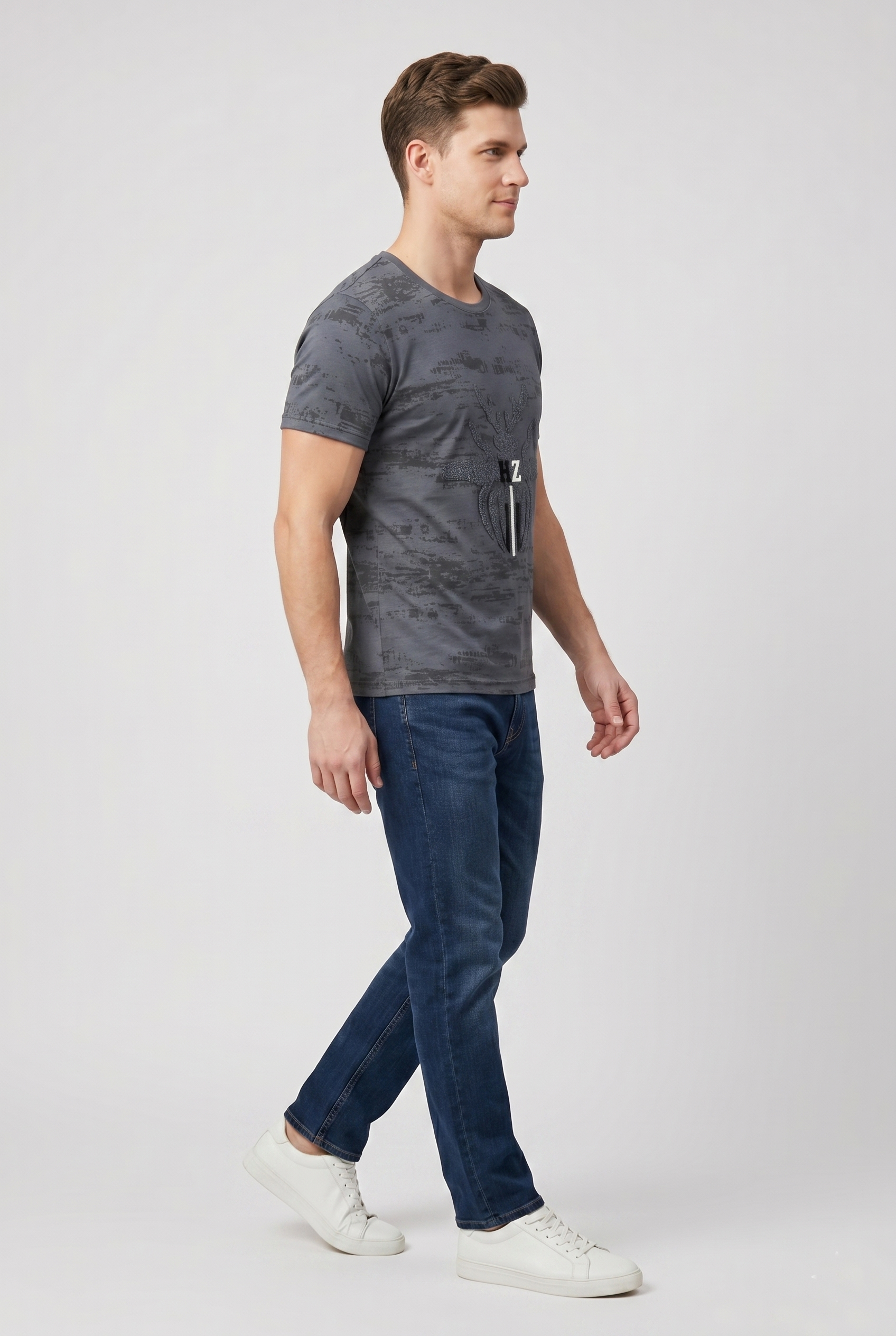 Charcoal Graphic T-Shirt