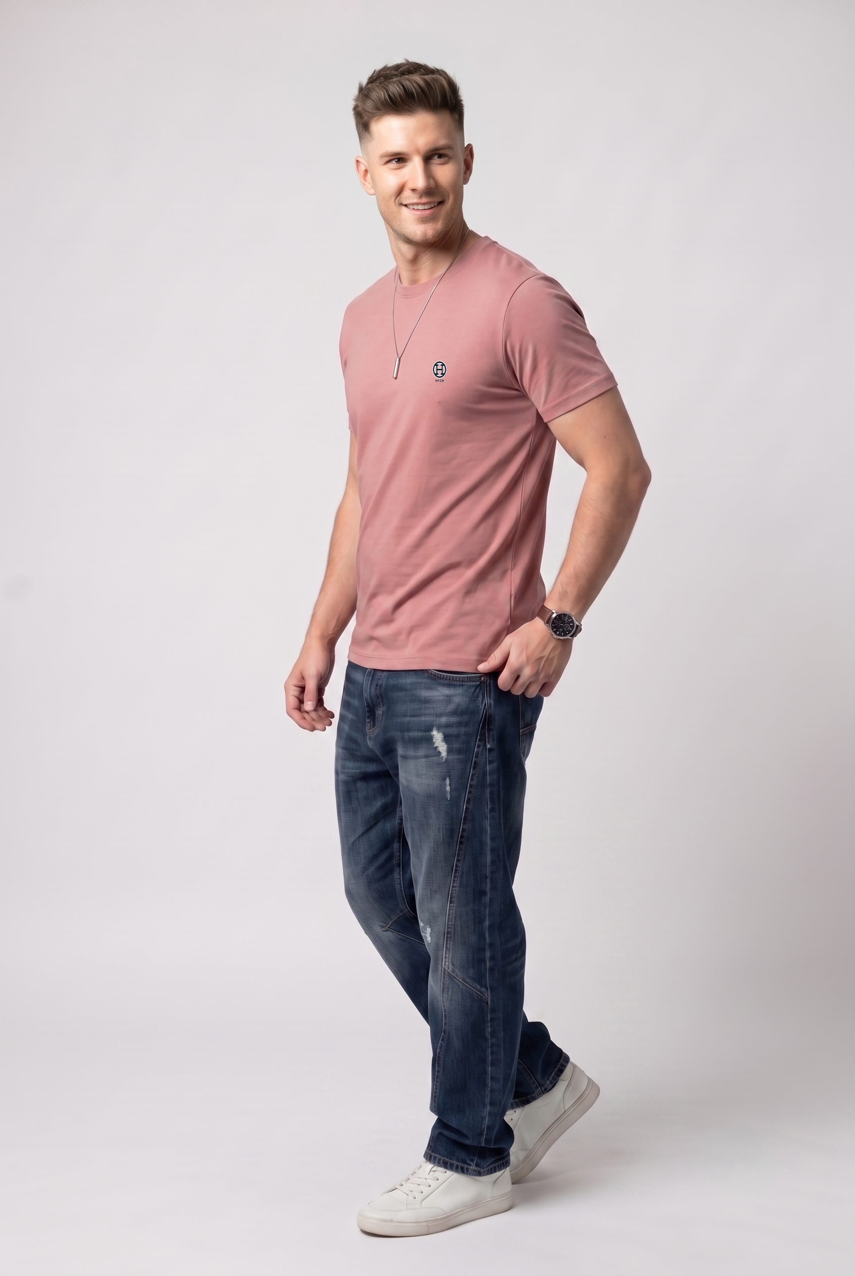 Dusty Rose Crew tshirt