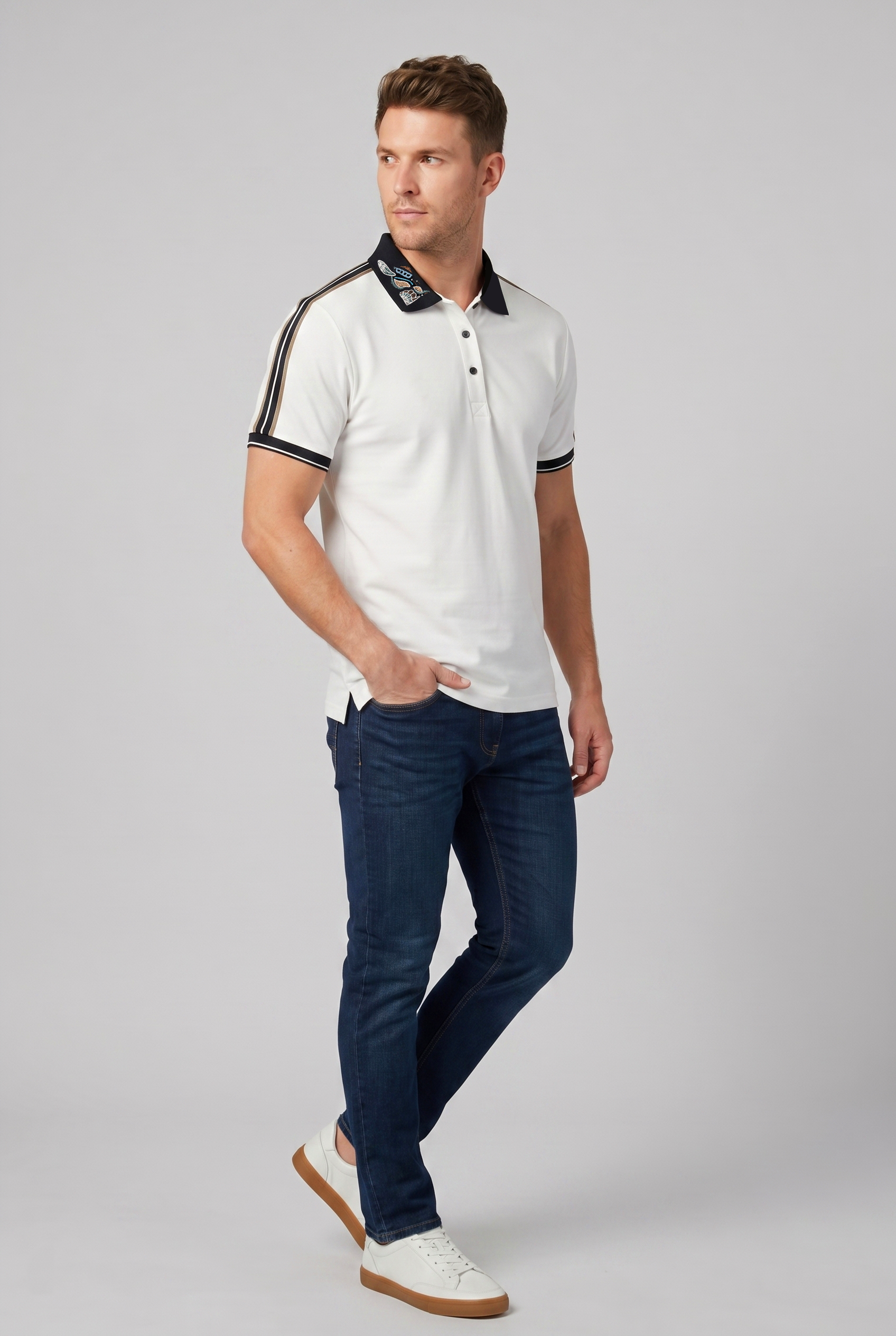 Classic White Polo